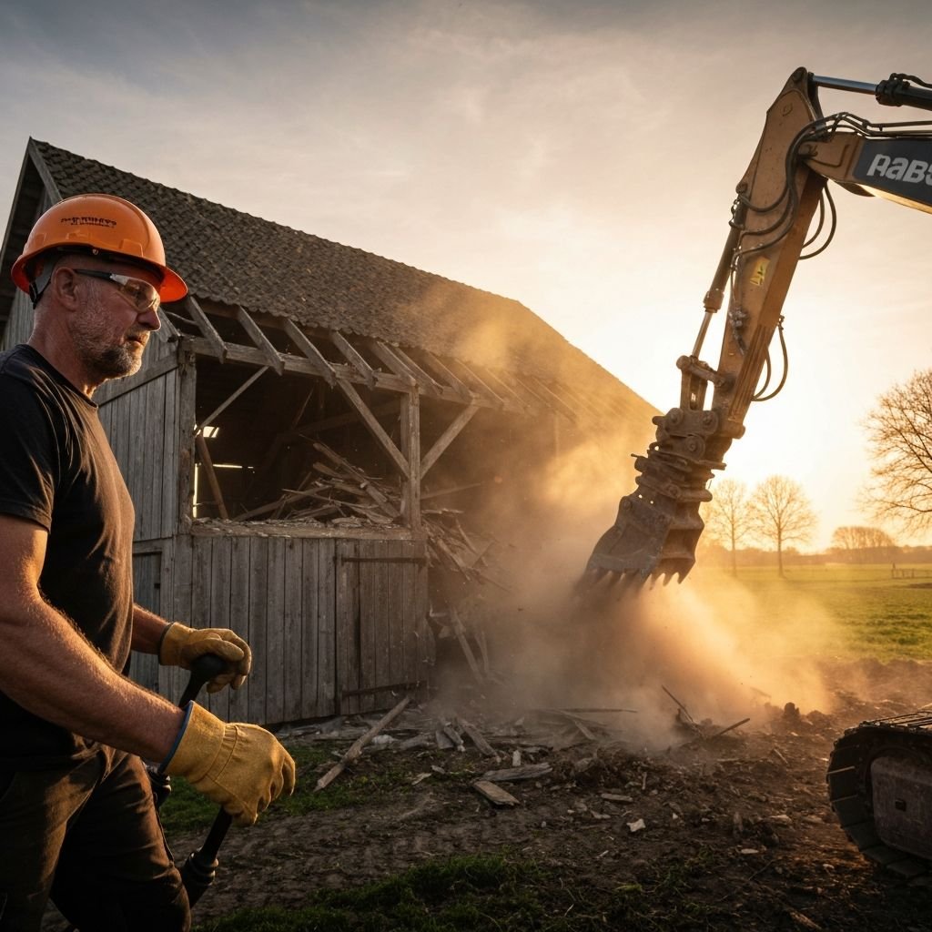 Professional demolition services